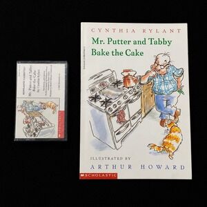 Mr Putter and Tabby Bake the Cake Book & Cassette Tape Cynthia Rylant Scholastic